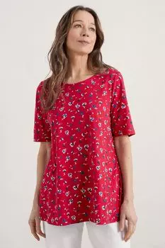 Трикотажный топ Salt Bell трапециевидного кроя Seasalt Cornwall, красный