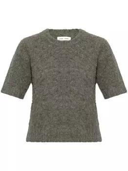 Трикотажный топ SAMSOE SAMSOE, серый