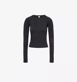 Трикотажный топ Swiftly tech 2.0 race с длинными рукавами из эластичного трикотажа Lululemon, мультиколор