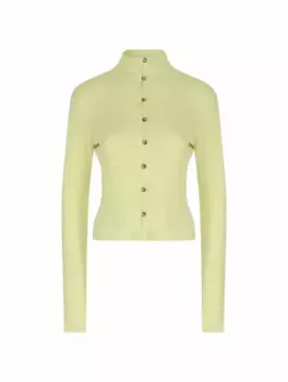 Трикотажный топ Teddie Nanushka, жёлтый