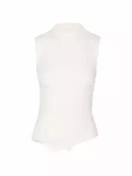 Трикотажный топ TOTEME, белый