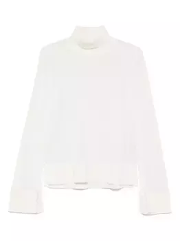 Трикотажный топ TOTEME, белый