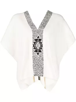 Трикотажный топ VOZ, белый