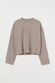 Трикотажный топ в рубчик H&amp;M, грейдж