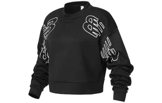Трикотажный топ, женский, черный New Balance