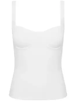 Трикотажный топ Zia Rebecca Vallance, белый