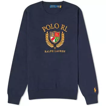 Трикотажный трикотаж с логотипом Polo Ralph Lauren Crest