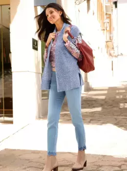 Трикотажный жилет Classic Basics, голубой