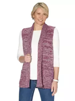 Трикотажный жилет Classic Basics, лиловый