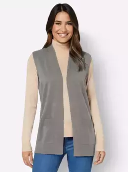 Трикотажный жилет Classic Basics, серый