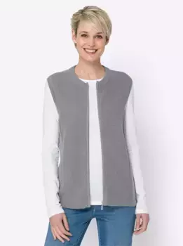 Трикотажный жилет Classic Basics, серый