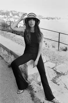 Трикотажный жилет на пуговицах ZARA, черный