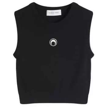 Трикотажный жилет с логотипом Moon Marine Serre, черный