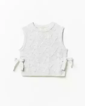 Трикотажный жилет Sfera, светло-серый