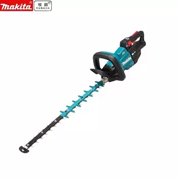 Триммер makita DUH601Z, бесщеточный литиевый аккумулятор, перезаряжаемый триммер для живой изгороди, садовый секатор, электроинструмент, 600 мм, с двойным лезвием, 18 В, голый металл, без зарядного устройства, без аккумулятора