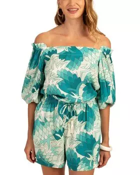 Трина Тёрк Эквинокс 2 Топ Trina Turk, синий