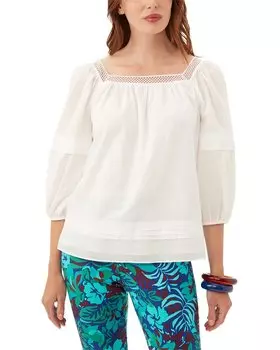 Трина Турк Эль Арса Топ Trina Turk, белый