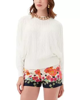 Трина Турк Коув свитер Trina Turk, белый