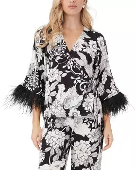 Трина Турк Магомаго Топ Trina Turk, черный