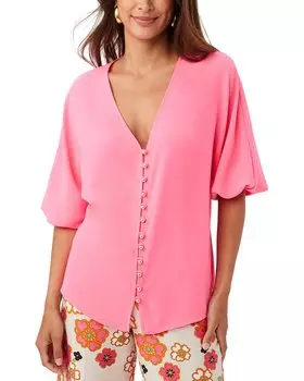 Трина Турк Парус Топ Trina Turk, розовый