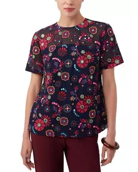 Трина Турк Рошель Топ Trina Turk, цвет multi