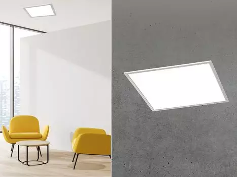 TRIO 674013007 Светодиодный потолочный светильник, серебро