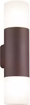 TRIO Leuchten Настенный светильник для наружного освещения “HOOSIC”, 2 лампочки, лампа E27 | без лампочек 8,5 см, Высота: 33 см, цвет rostbraun