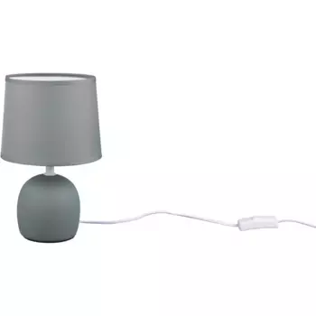 TRIO Leuchten Настольная лампа “MALU”, 1 лампочка, лампочка E14 | без лампы, выбор лампы E14 по выбору, высота 26 см, диаметр 16 см, со шнуровым выключателем, зеленый