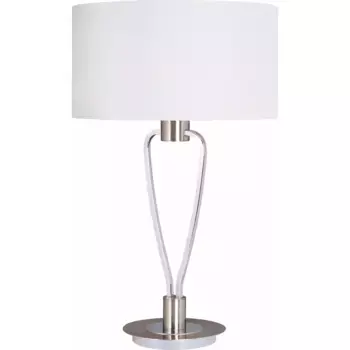 TRIO Leuchten Настольная лампа «Paris», 1 лампочка, лампочка E27 | без лампочек, цвет chromfarben