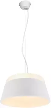 TRIO Leuchten подвесной светильник "Баронесса", 3 лампочки, лампа E27 | без лампочки, подвесной светильник, подвесной светильник 45 см, Высота: 150 см, белый