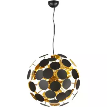 TRIO Leuchten подвесной светильник «Discalgo», 6 лампочек, лампа E14 | без лампочек, подвесной светильник, подвесной светильник, сменные лампочки, цвет schwarz gold