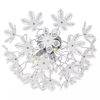 TRIO Leuchten Потолочный светильник «Blowball», лампа E14 | без лампочек, потолочный светильник, сменные лампочки, белый