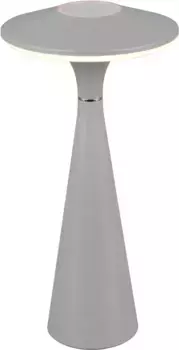 TRIO Leuchten Светодиодная настольная лампа для наружного освещения "TORREZ" 14,0 см, Высота: 28,5 см, серый