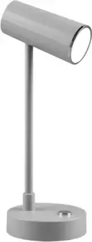 TRIO Leuchten Светодиодная настольная лампа "Lenny" Высота: 28,0 см, серый