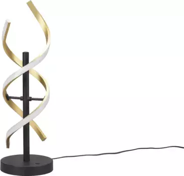 TRIO Leuchten Светодиодная настольная лампа "Sequence" 16,0 см, Высота: 48,5 см, цвет messing matt