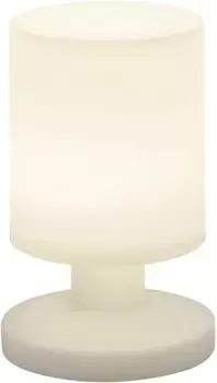 TRIO Leuchten Светодиодный настольный светильник для наружного освещения "LORA", 1 лампочка, источник света Светодиодный модуль | Светодиод прочно интегрирован 13 см, Высота: 19 см, белый