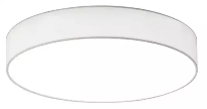 TRIO Leuchten Светодиодный потолочный светильник "LUGANO", источник света Светодиодная панель | Постоянно встроенный светодиод, светодиодный потолочный светильник, диммер 40 см, Высота: 10,5 см, белый