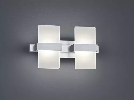 Трио Платон 30 см 2 лампочки металлик TRIO, серебро