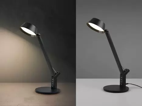 TRIO Светодиодная настольная лампа AVA 5W 600lm CCT ws, черный