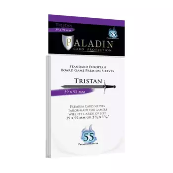 Тристан - 59х92мм (55), Card Sleeves (Paladin Card Protection)