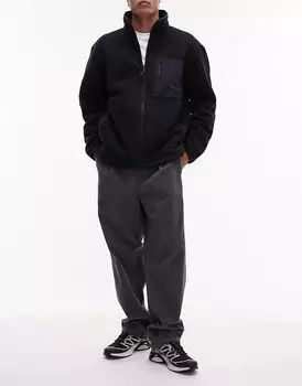 Tristan Свободные вельветовые брюки серого цвета Selected Homme