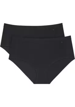 Triumph Maxislip "Smart Natural Maxi EX 2P" (2 шт.), трусики простые и мягкие, трусики, черный
