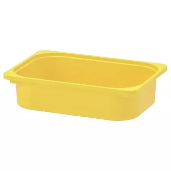 TROFAST ТРУФАСТ Контейнер, желтый, 42x30x10 см IKEA