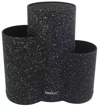 Тройная подставка Kinghoff для ножей и посуды 12317