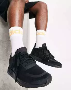 Тройно-черные кроссовки adidas Originals Multix
