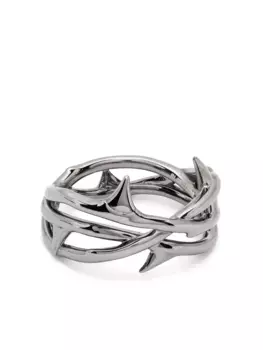 Тройное кольцо из стерлингового серебра Rose Thorn Shaun Leane, серебяный