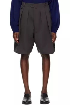 Тройные хакама-шорты Rainmaker Kyoto, серый