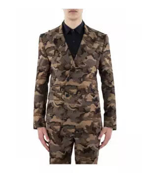 Тропический двубортный пиджак Corsinelabedoli, коричневый