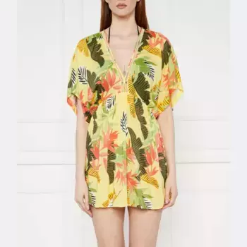 Тропическое платье Desigual, желтый