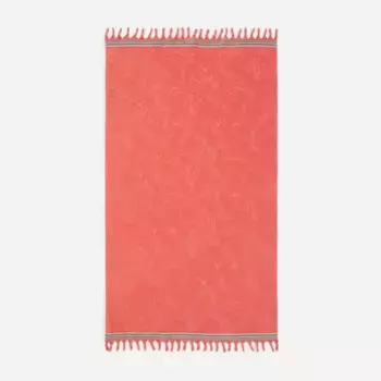 Тропическое пляжное полотенце El Corte Ingls, коралл